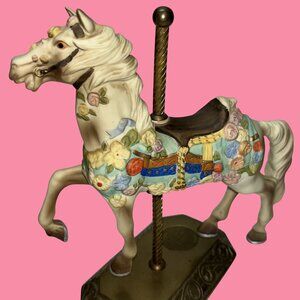 Limited Edition Memories Americana Carousel Horse Figurine By Willets 1106/9500